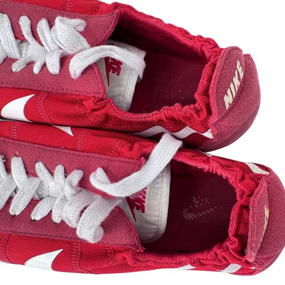 Nike Tenkay Low Sneakers Shoes Womens 8 Red White Lace Up Rubber Sole 429886-600 - Picture 10 of 12